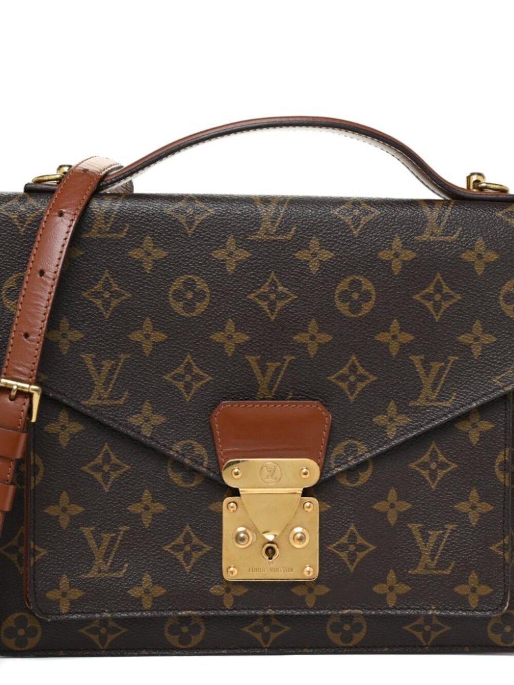 Authentic LOUIS VUITTON Monogram Monceau 28 / purchased from Fashionphile - Picture 2 of 16